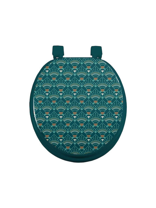 L C Imperia Mdf Καπάκι Λεκάνης Πλαστικό 40x37cm Πράσινο
