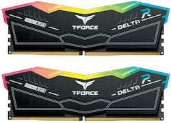 TeamGroup T-Force Delta RGB 32GB DDR5 RAM cu 2 module (2x16GB) și Viteză 7200 pentru Desktop