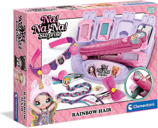 Clementoni Na! Na! Na! Surprise Rainbow Hair Studio Στούντιο Μαλλιών Παιχνίδι Κομμωτικής