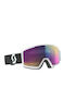 Scott Factor Pro Team Μάσκα Σκι & Snowboard Ενηλίκων Λευκή με Φακό σε Ροζ Χρώμα
