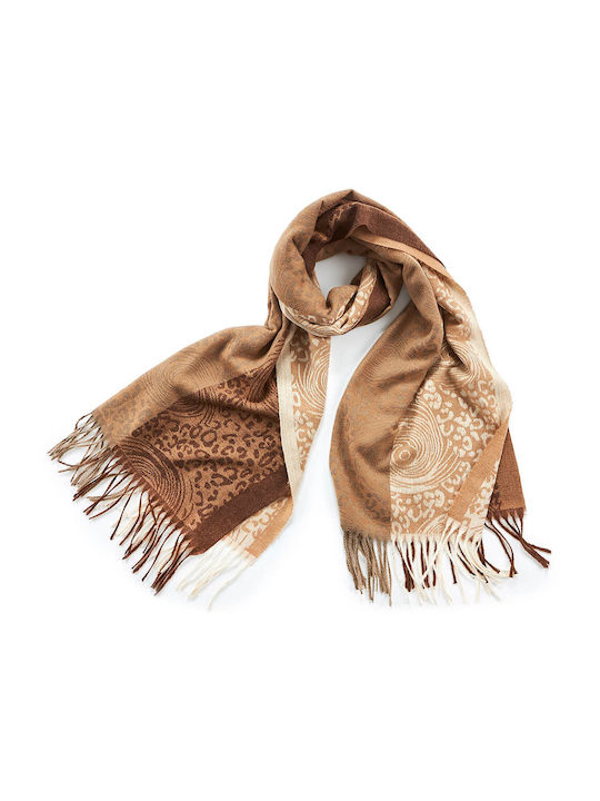 Verde 06-1074 Women's Scarf Brown