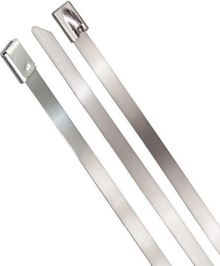 SAS SS316 Δεματικά Καλωδίων Πλαστικά 680mmx7.9mm σε Ασημί χρώμα (10τμχ) (100-06-018)