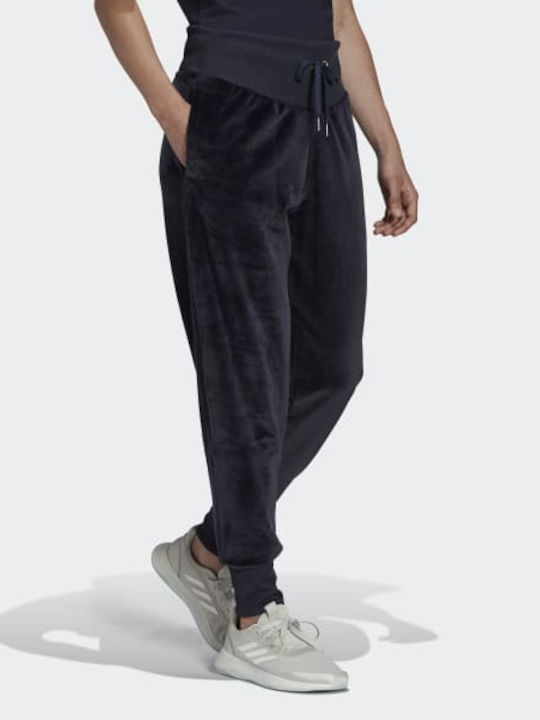 adidas Holidayz Cozy Sweatpants Velvet Black