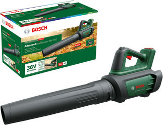 Bosch Handgeführter Akku-Laubbläser 36V Solo mit Maximaler Luftgeschwindigkeit 200 km/h