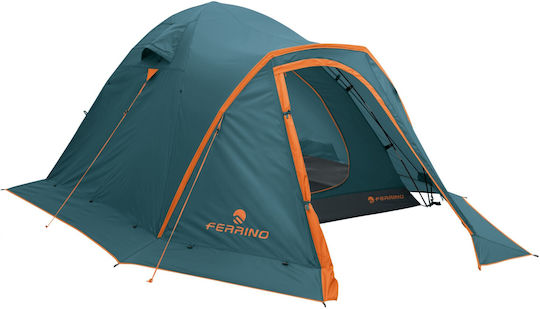 Ferrino Tenere 3 Camping Tent Igloo Blue with Double Cloth 3 Seasons for 3 People Waterproof 2000mm 220x180x130cm