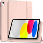 Tech-Protect Smartcase Klappdeckel Synthetisches Leder / Kunststoff Rosa (iPad 2022 10,9 Zoll) 4650849