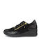 Ragazza Damen Sneakers Schwarz