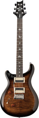 PRS Guitars SE Custom 24 2021 Ηλεκτρική Κιθάρα για Αριστερόχειρες 6 Χορδών με Ταστιέρα Rosewood και Σχήμα Double Cut Black Gold Sunburst