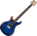 PRS Guitars Ηλεκτρική Κιθάρα 2021 SE Custom για Αριστερόχειρες με HH Διάταξη Μαγνητών και Tremolo Ταστιέρα Rosewood σε Χρώμα Faded Blue Burst