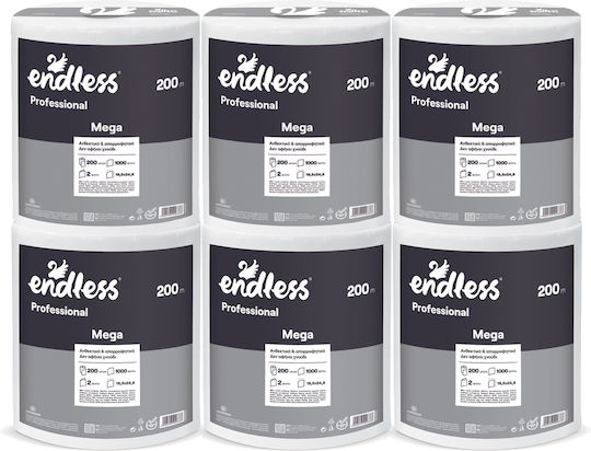 Endless Professional Mega Küchenpapier-Rolle 6 Verpackungen