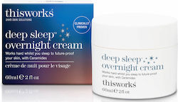 This Works Deep Sleep Overnight Κρέμα Προσώπου Νυκτός για Ενυδάτωση & Αντιγήρανση με Ceramides 60ml
