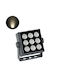 GloboStar Flood-Tiny Outdoor Floor Lamp LED Wall Washer 27W with Natural White Light IP65 Gray