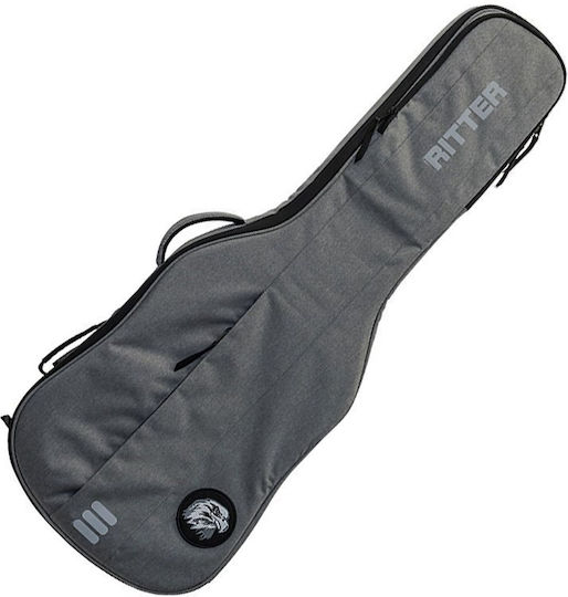 Ritter Carouge Θήκη Ηλεκτρικής Κιθάρας με Επένδυση Elephant Grey