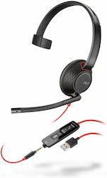Plantronics Blackwire C5210 USB On Ear Multimedia Ακουστικά με μικρόφωνο και σύνδεση USB-A