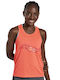 Saucony Women's Athletic Blouse Sleeveless Orange