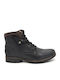 Leder Schwarz Herrenstiefel Anatomisch