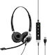 Epos Impact SC 660 ANC USB On Ear Multimedia Ακουστικά με μικροφωνο και σύνδεση USB-A