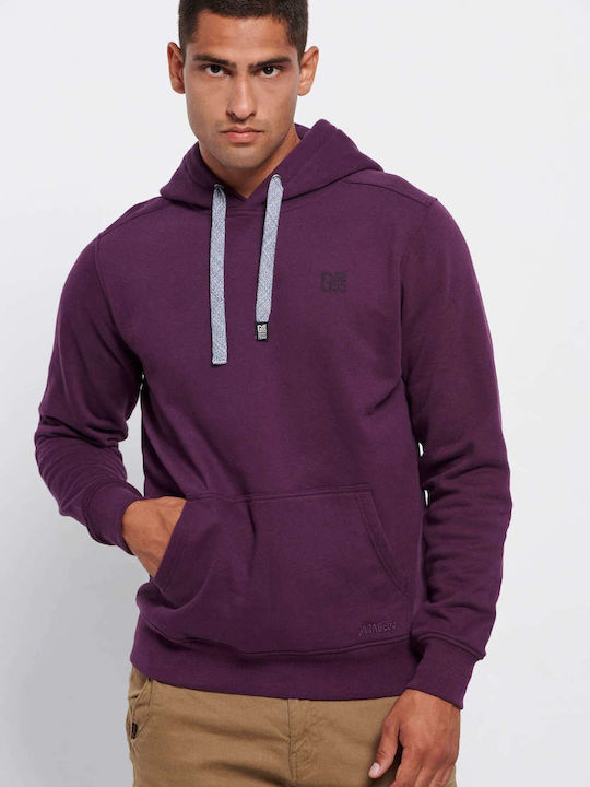 GAM006-20306 Sweatshirt mit Kapuze Lila
