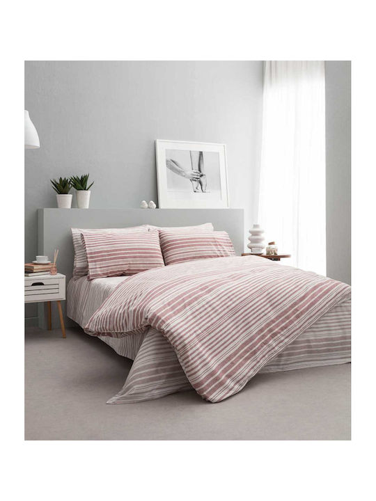 Vesta Home Duvet Cover Set Cotton Queen with 2 Pillowcases 230x240 Virginia 2