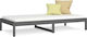 Bed Base Single made of Wood Gray 90x190x30cm