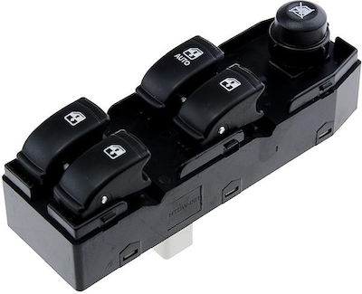 NTY Comutator Geamuri Auto pentru Chevrolet Lacetti Daewoo Nubira 14pin Negru