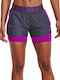 Under Armour Play Up 2-in-1 Women's Sport Shorts Gray