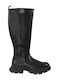 Luna II Leder Damenstiefel Schwarz
