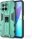 Shockproof Armor Back Cover Plastic Magnetic Verde (Honor X8)