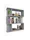 Bookcase Grey 80x24x96cm