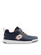 SET ACE AMF XIX 1 CLS Incaltaminte Sport Copii Tenis Cu Închidere Hoop & Loop Albastru Marin