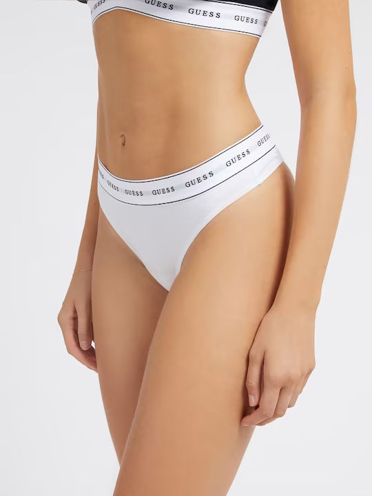 Guess Carrie String Λευκό