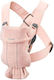 BabyBjorn Κλασικός Μάρσιπος Mini 3D Light Pink με Μέγιστο Βάρος 11kg
