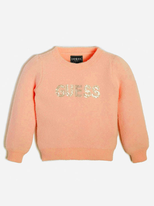 Guess Kids' Sweater Long Sleeve Orange
