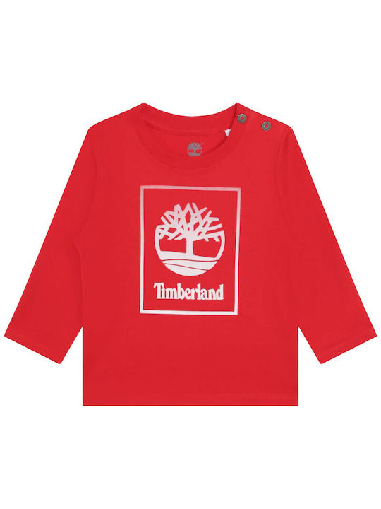 Timberland Kinderhemd Langarm Rot