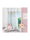Douceur d'Intérieur Παιδική Κουρτίνα Stelly με Τρουκς Λευκή 140x240εκ.