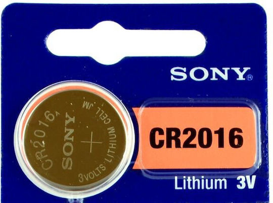 Sony Μπαταρία Λιθίου Ρολογιών CR2016 3V 1τμχ