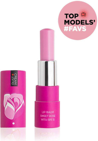Dust+Cream Lip Balm SPF15 Sweet Rose 4.3gr