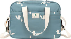 Bimbidreams Shoulder/Hand Diaper Bag Forest Green 42x18x30cm.