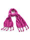 Verde Women's Wool Scarf Fuchsia