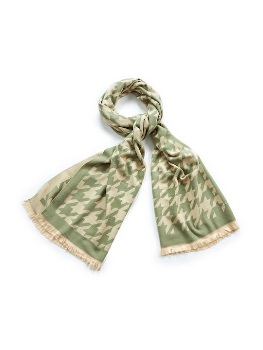 Verde Women's Wool Scarf Green