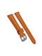 ORANGE LEATHER WATCH STRAP 12mm