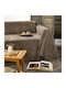 Whitegg P74 Sofa Throw Chenille 180x250cm Tobacco