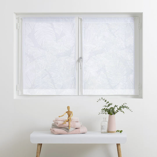 Atmosphera Atmosphera Vorhänge Fenster mit Tunnel Weiß 60x90cm