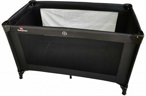 BabyDan Travel Cot 2384WQ Playpen Black 120x60cm