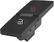 NTY Car Door Lock Switch for Audi A6 C6 11/2006+ Black