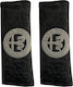 Race Axion Autositzgurt-Pads Alfa Romeo 21x7.5cm Schwarz 2Stück