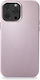 Decoded Back Cover Synthetic Leather Powder Pink (iPhone 13 Pro Max)