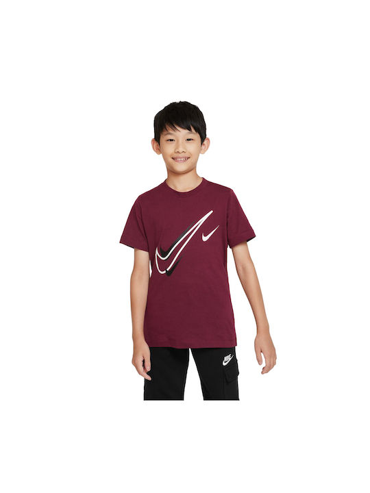 Nike Kinder T-shirt Burgundisch