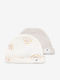 Kids Beanies Set Fabric Brown for Newborn 2pcs