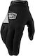 100% Ridecamp Sommer Damen Motocross-Handschuhe Schwarz